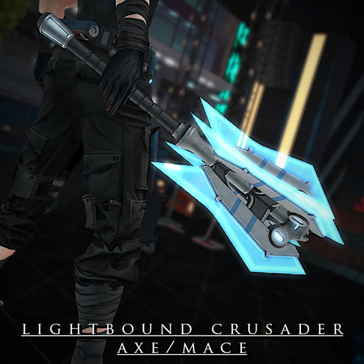 Second Life Marketplace [Echelon] // Lightbound Crusader Axe / Mace